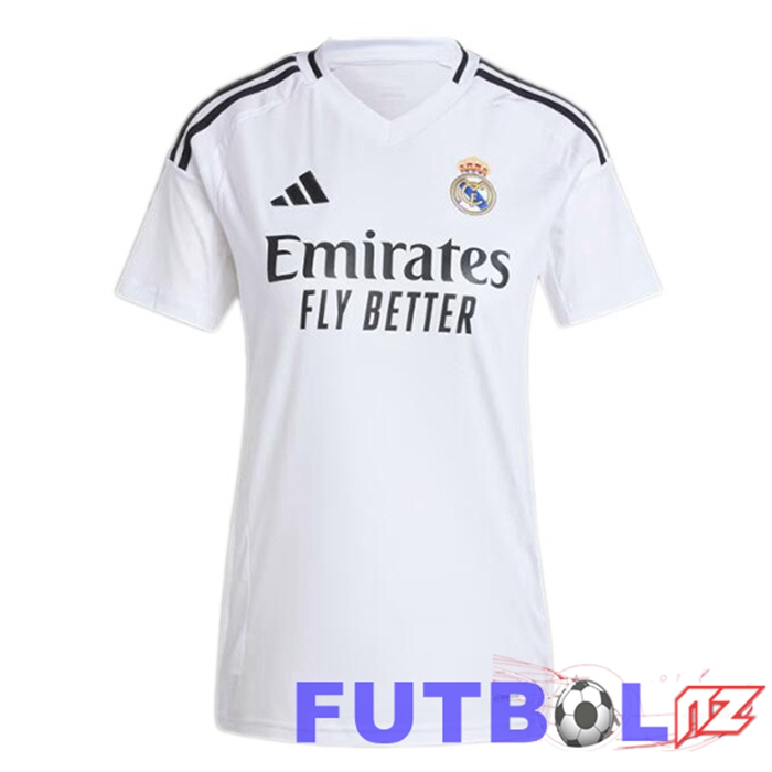 Camisetas De Futbol Real Madrid Mujer Primera Blanco 2024/2025