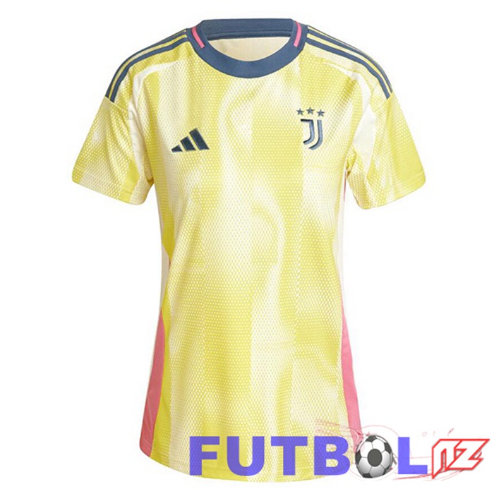 Camisetas De Futbol Juventus Mujer Segunda Amarillo 2024/2025