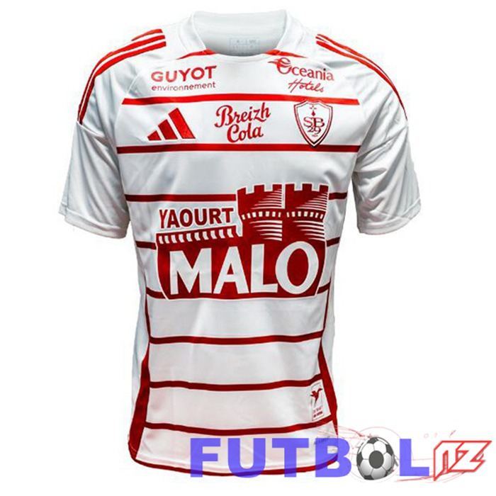 Camisetas De Futbol Stade Brestois Segunda Blanco 2024/2025