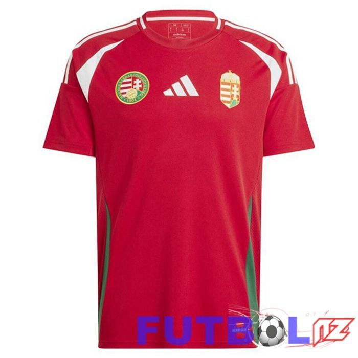 Camiseta Nacional Hungria Primera Rojo 2024/2025