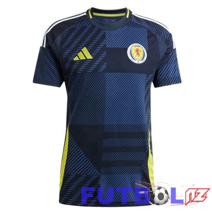 Camiseta Nacional Escocia Primera Azul Real 2024/2025 Camiseta Nacional Escocia Primera Azul Real 2024/2025