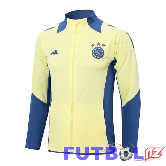 Chaquetas Futbol AFC Ajax Amarillo 2024/2025 Chaquetas Futbol AFC Ajax Amarillo 2024/2025