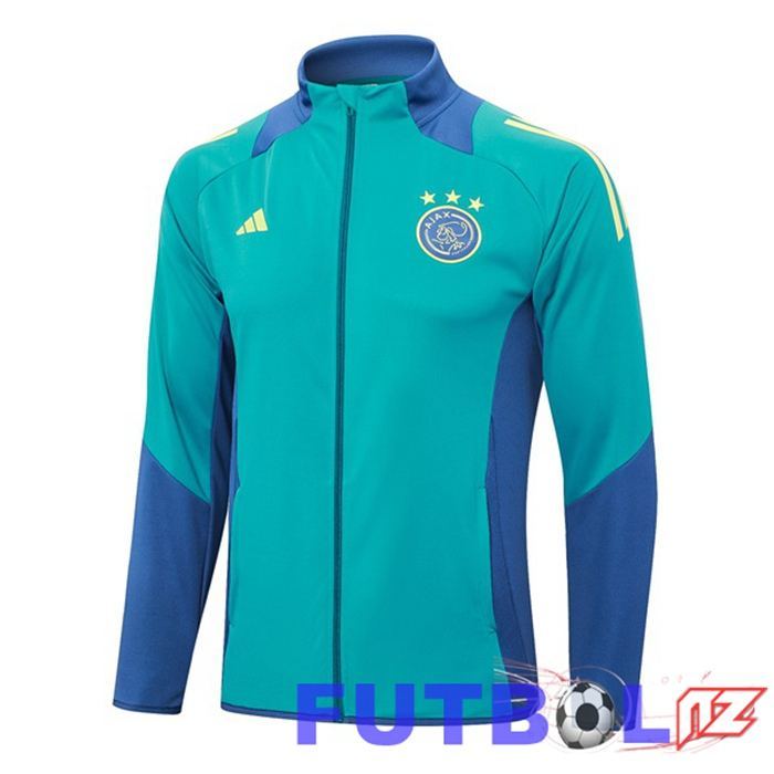 Chaquetas Futbol AFC Ajax Verde 2024/2025 Chaquetas Futbol AFC Ajax Verde 2024/2025