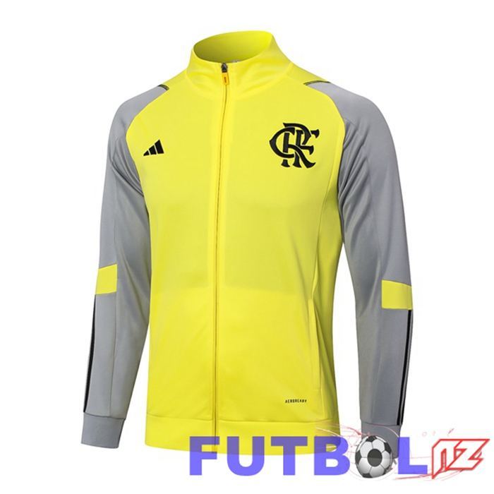 Chaquetas Futbol Flamengo Amarillo 2024/2025