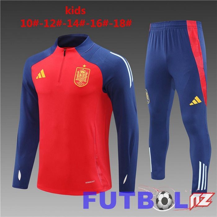 Chandal Equipos De Futbol España Ninos Rojo 2024/2025