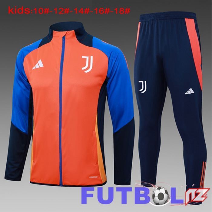 Chandal Equipos De Futbol - Chaqueta Juventus Ninos Naranja 2024/2025