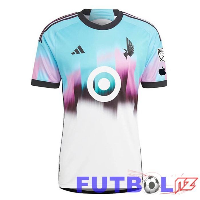 Camisetas De Futbol Minnesota United Segunda Azul Blanco 2024/2025
