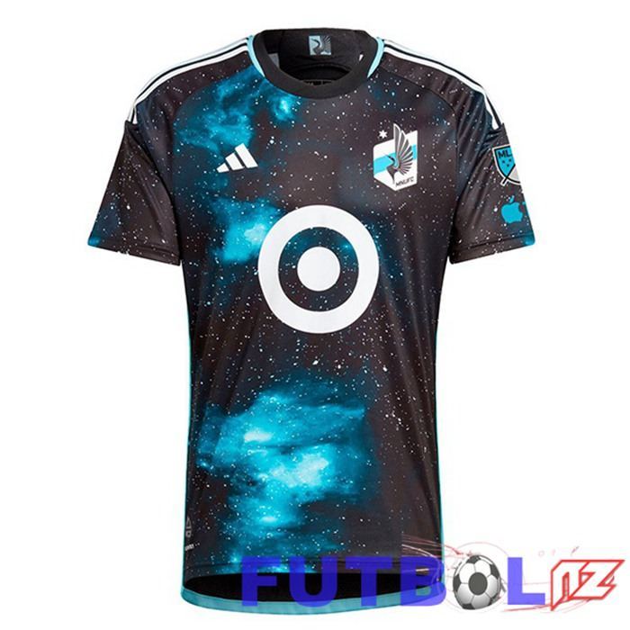 Camisetas De Futbol Minnesota United Primera Negro Azul 2024/2025