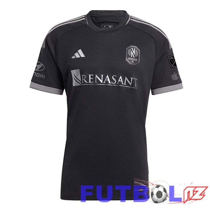 Camisetas De Futbol Nashville SC Segunda Negro 2024/2025