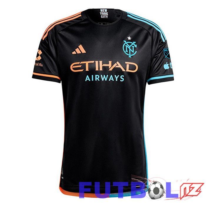 Camisetas De Futbol New York City Segunda Negro 2024/2025