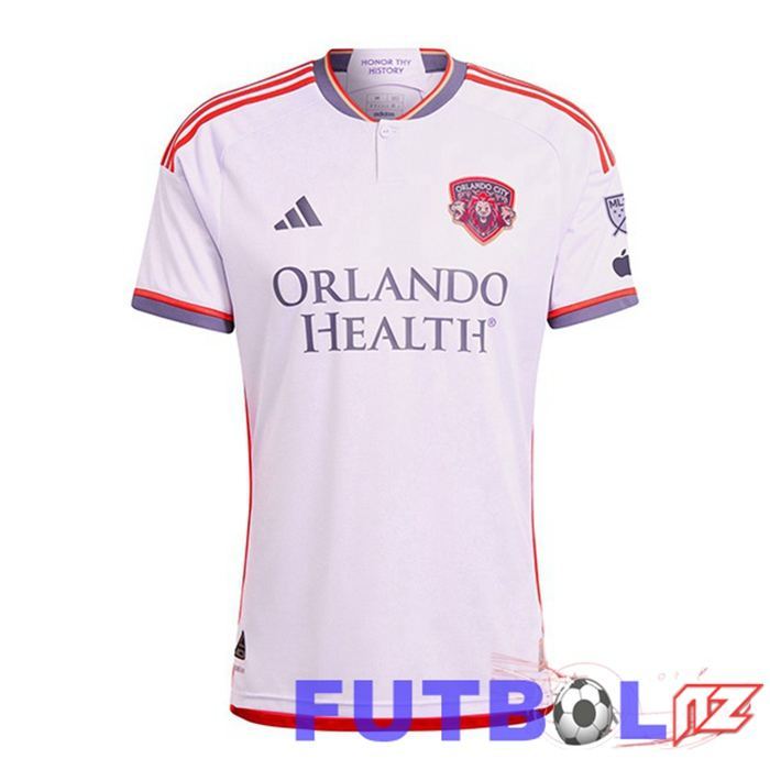 Camisetas De Futbol Orlando City SC Segunda Blanco 2024/2025