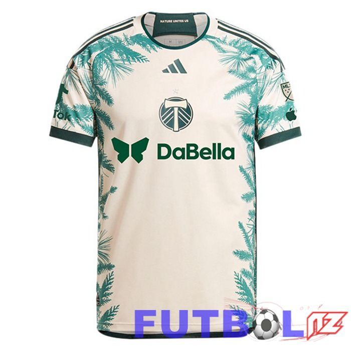 Camisetas De Futbol Portland Timbers Segunda Blanco 2024/2025 Camisetas De Futbol Portland Timbers Segunda Blanco 2024/2025