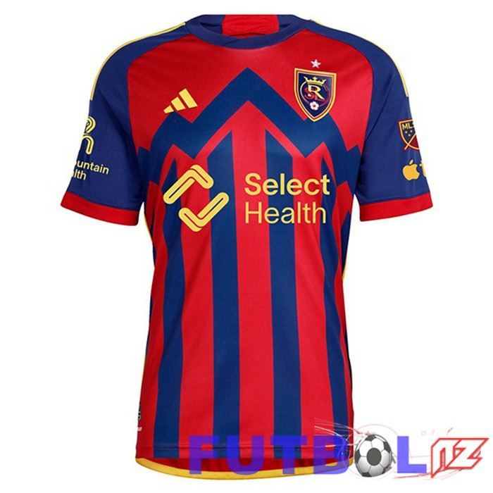 Camisetas De Futbol Real Salt Lake Primera Rojo Azul 2024/2025