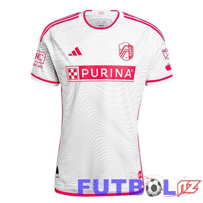 Camisetas De Futbol St.Louis City FC Segunda Blanco 2024/2025 Camisetas De Futbol St.Louis City FC Segunda Blanco 2024/2025