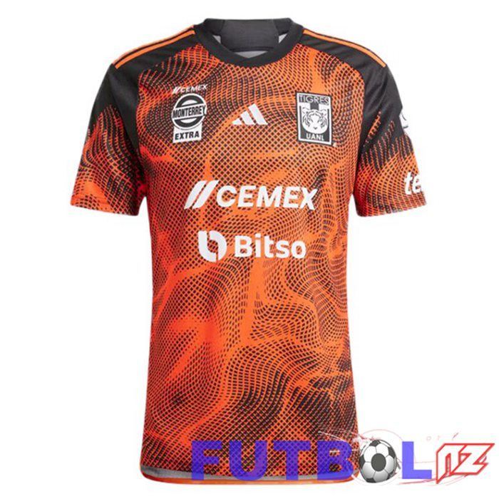 Camisetas De Futbol Tigres UANL Tercera Naranja 2024/2025