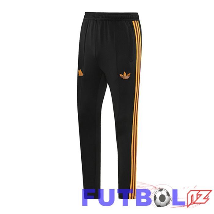 Pantalon Entrenamiento AS Roma Negro 2024/2025