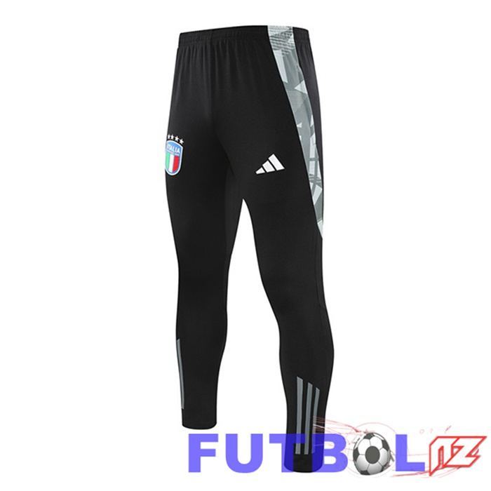 Pantalon Entrenamiento Italia Negro 2024/2025