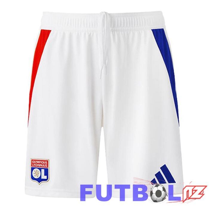 Cortos de Futbol lyon OL Primera Blanco 2024/2025