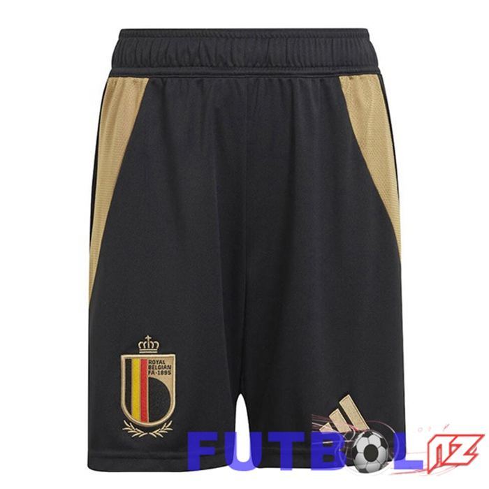 Cortos de Futbol Bélgica Primera Negro 2024/2025