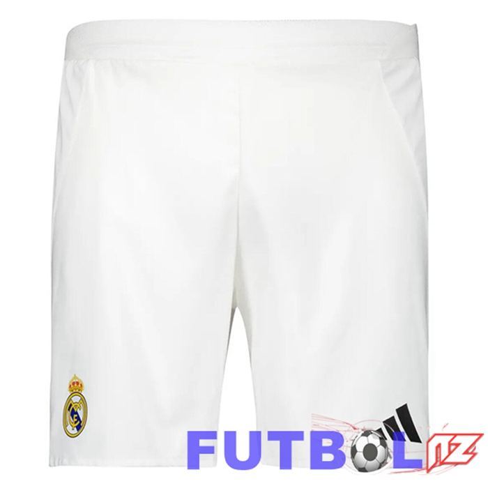 Cortos de Futbol Real Madrid Primera Blanco 2024/2025