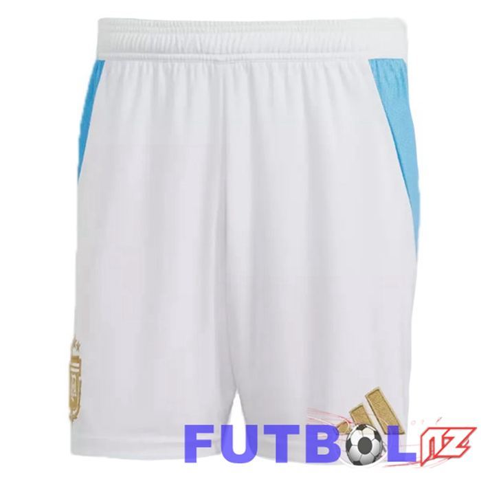 Cortos de Futbol Argentina Primera Blanco 2024/2025 Cortos de Futbol Argentina Primera Blanco 2024/2025