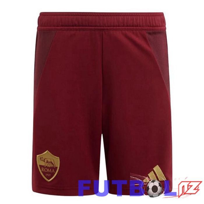 Cortos de Futbol AS Roma Primera Rojo 2024/2025