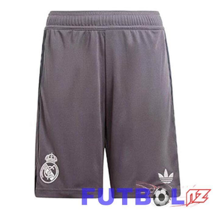 Cortos de Futbol Real Madrid Tercera Gris 2024/2025