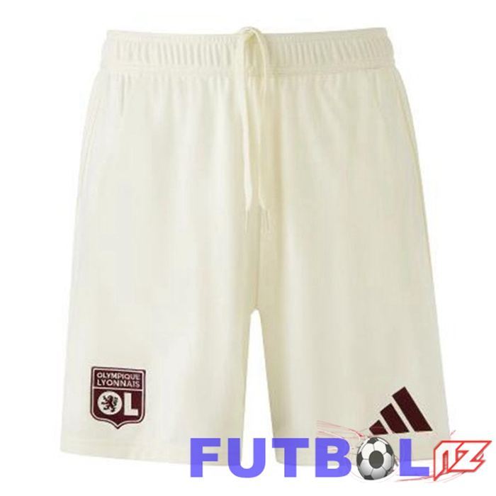 Cortos de Futbol lyon OL Tercera Amarillo 2024/2025