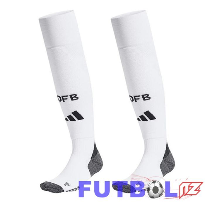 Calcetines De Futbol Alemania Primera Blanco 2024/2025