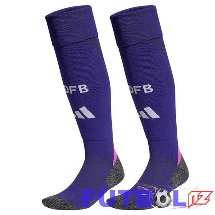 Calcetines De Futbol Alemania Segunda Púrpura 2024/2025