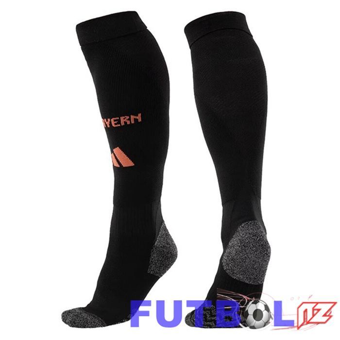 Calcetines De Futbol Bayern Munich Segunda Negro 2024/2025