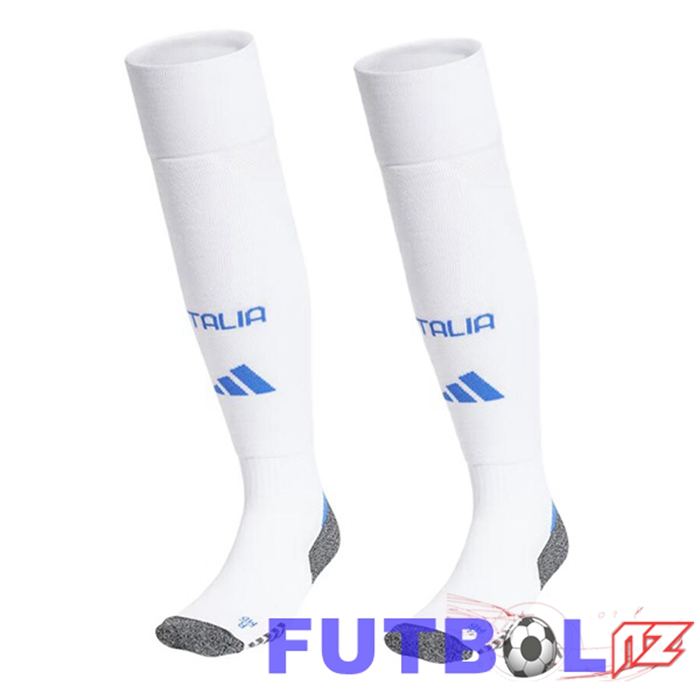 Calcetines De Futbol Italia Segunda Blanco 2024/2025 Calcetines De Futbol Italia Segunda Blanco 2024/2025