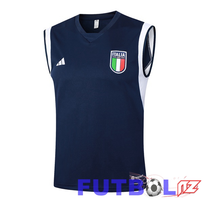 Chalecos Futbol Italia Azul Real 2024/2025