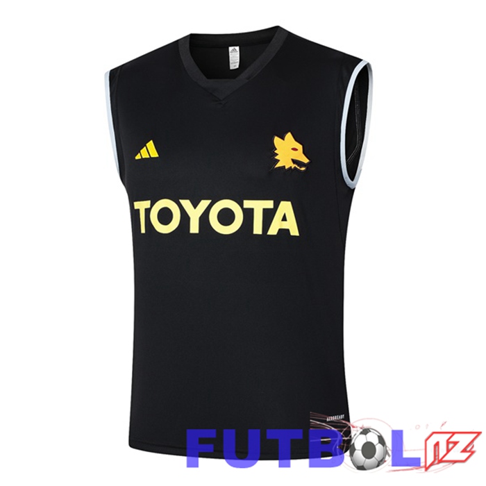 Chalecos Futbol AS Roma Negro 2024/2025