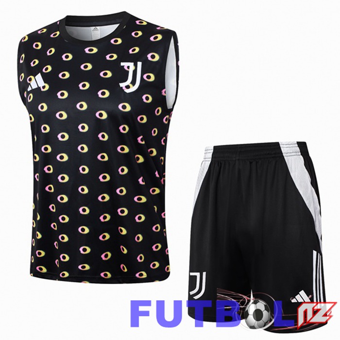 Gilet Juventus + Cortos Negro 2024/2025