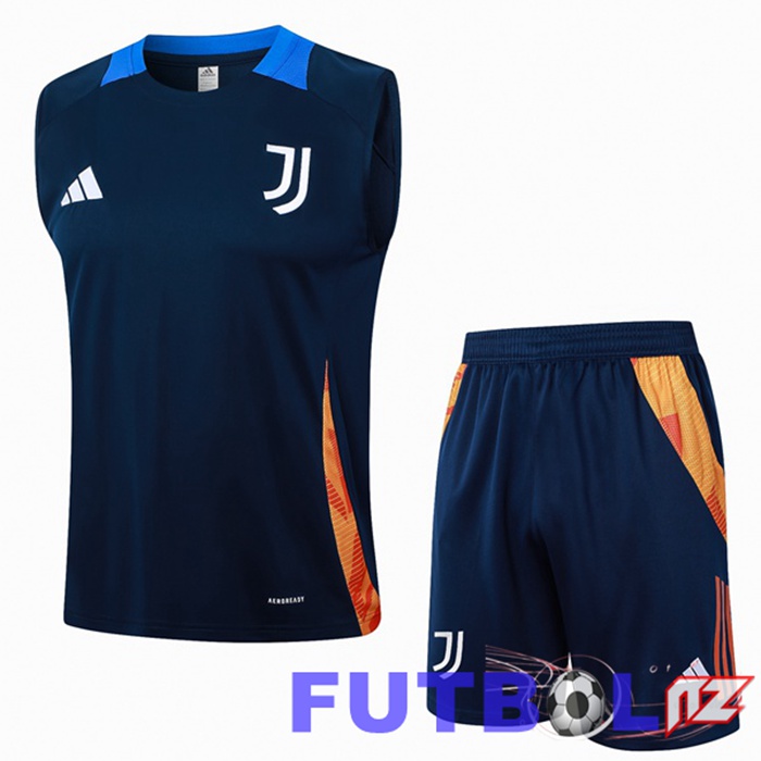 Gilet Juventus + Cortos Azul Real 2024/2025