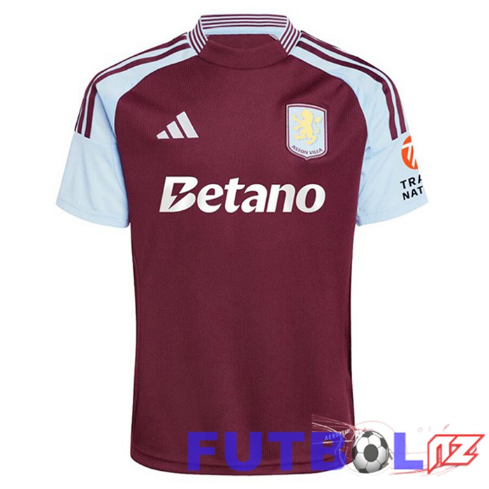 Camisetas De Futbol Aston Villa Primera Rojo 2024/2025