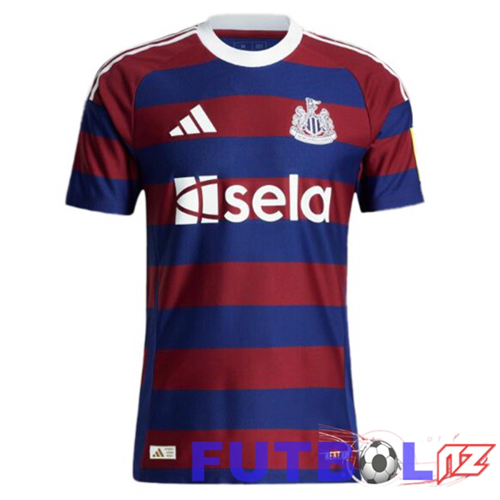 Camisetas De Futbol Newcastle United Tercera Azul Rojo 2024/2025