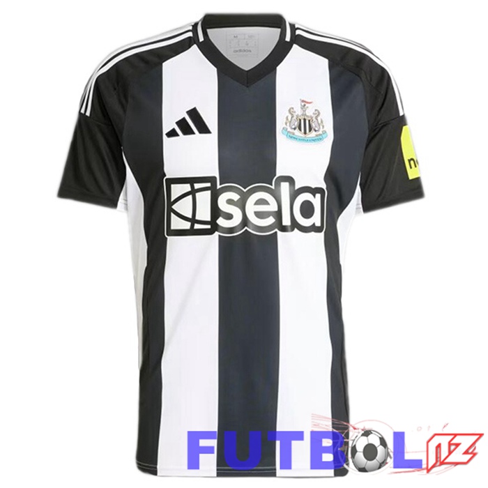 Camisetas De Futbol Newcastle United Primera Blanco Negro 2024/2025