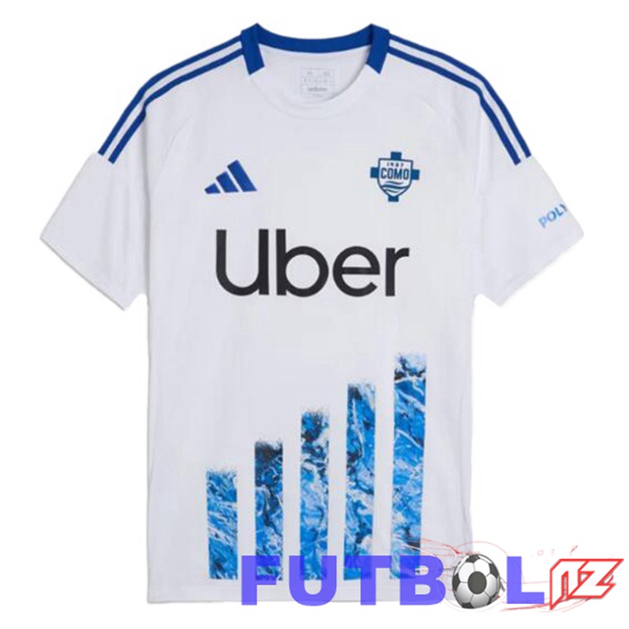 Camisetas De Futbol Como 1907 Segunda Blanco 2024/2025
