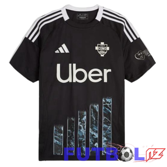 Camisetas De Futbol Como 1907 Tercera Negro 2024/2025