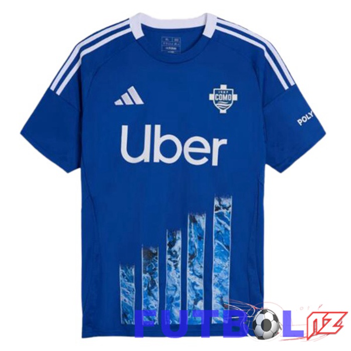 Camisetas De Futbol Como 1907 Primera Azul 2024/2025