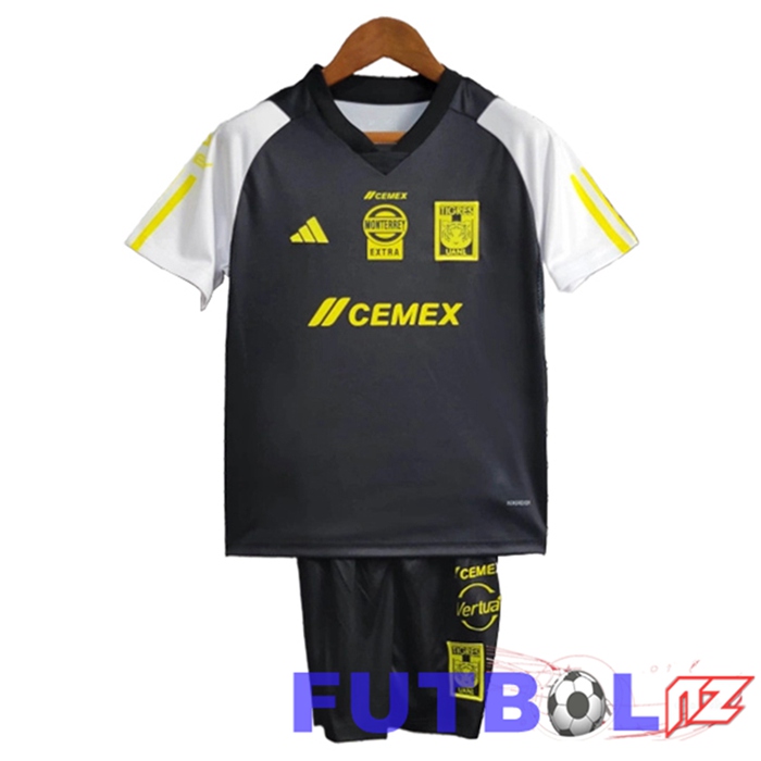 Camisetas De Futbol Tigres UANL Ninos Negro 2023/2024