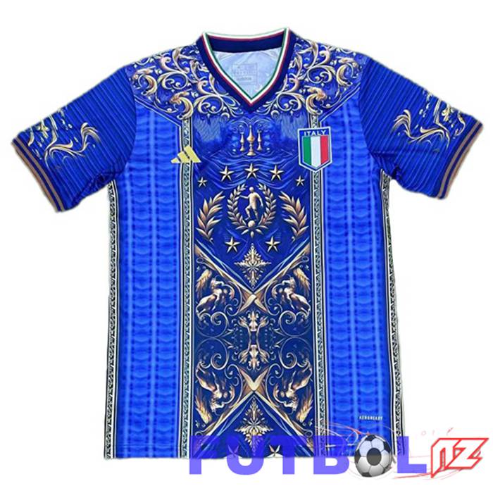 Camiseta Equipe Italia Edición Especial Azul UEFA Euro 2024