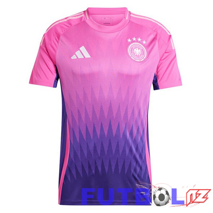 Camiseta Nacional Alemania Segunda Rosa Púrpura UEFA Euro 2024