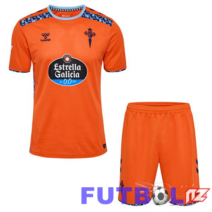 Camisetas De Futbol Celta Vigo Ninos Tercera Naranja 2024/2025