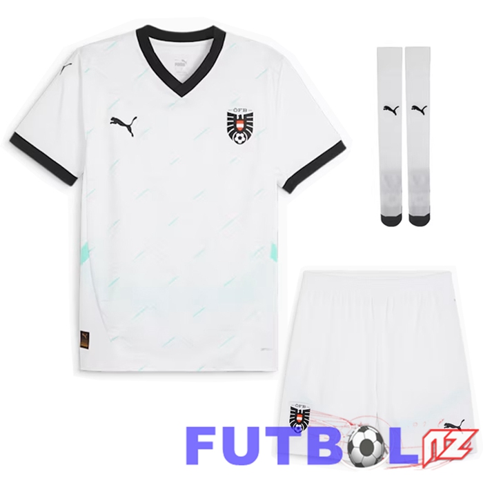 Camisetas De Futbol Austria Segunda (Cortoss + Calcetines) 2024/2025