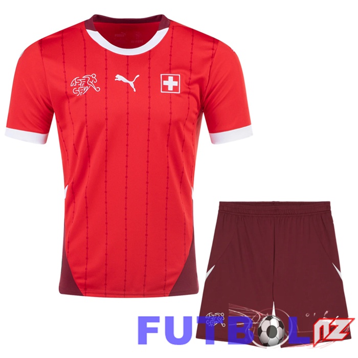 Camisetas De Futbol Suiza Primera + Cortos 2024/2025