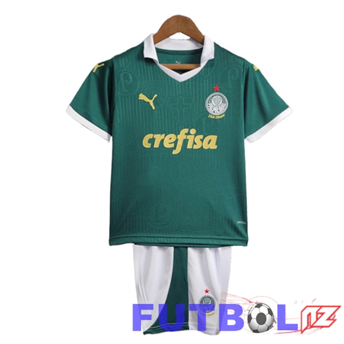 Camisetas De Futbol Palmeiras Ninos Primera 2024/2025