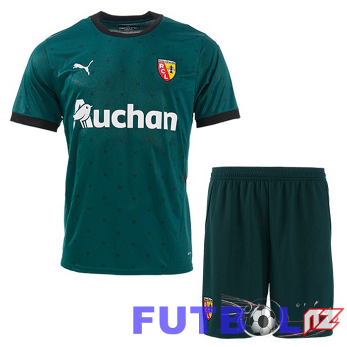 Camisetas De Futbol RC Lens Ninos Segunda Verde 2024/2025